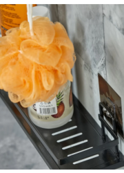 2 Li Metal Yapışkanlı Banyo Rafı Organizer (40cm X 10 Cm)