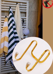 Çok Amaçlı Duşakabin Ve Havlupan Askısı Siyah