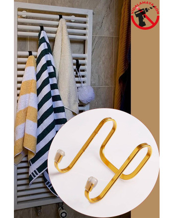 Çok Amaçlı Duşakabin Ve Havlupan Askısı Siyah