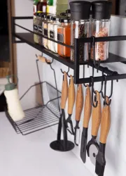 Tek Katlı Askılı Mutfak Rafı VG2005