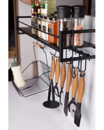 Tek Katlı Askılı Mutfak Rafı VG2005