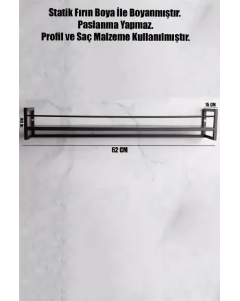 Tek Katlı Askılı Mutfak Rafı VG2005